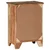 Komoda 55 x 33 x 75 cm masivno bagremovo i obnovljeno drvo