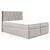 Boxspring postelja 76 - 200x200 cm