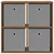 Kreveta s ladicama Staro drvo 59,5 x 27 x 57 cm