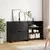 Kreveta 2 pcs Crni hrast 70 x 41 x 75 cm Konstruirano drvo