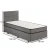 Hanah home Krevet Silver 80x38x180cm Crni