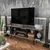 Hanah Home TV Komoda Akya, 160x38,6x35 cm, Braon-Crna