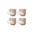 Komplet skodelic Bloomingville Missy 325 ml 4-pack