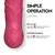 Gardj Europe Realistični vibrator PINK