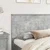 Vidaxl Vzglavje Beton Siva 100 cm Konstruirano leseno