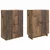 Set ormara 2 pcs Staro drvo 66 x 34,5 x 90 cm Konstruirano drvo