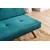 Atelier del Sofa Trosed na razvlačenje Zola, 180x64x78cm, Petrolej