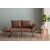 Atelier del Sofa Dvosed na razvlačenje Viper 2, Svetlobraon
