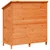 vidaXL Vrtno skladišče Rjava 106,5 x 56 x 113,5 cm Inženirski les
