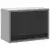 Ormar za alate s pohranom Crna i Siva 50 x 25 x 35 cm