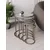 Hanah Home Milas 4 set stolića (umetnuti), antik/providna (4 kom)