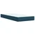 vidaXL Box spring postelja z vzmetnico modra 100x200 cm žamet