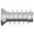 Vijak 2 pcs Srebrno M6 x 12 mm Željezo