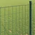 Vidaxl Evropska ograja Zelena 1 x 25 m PVC prevlečen železo