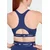 ADIDAS PERFORMANCE Športni nederček TECHFIT temno modra/bela