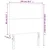 LED uzglavlje krem 100x5x118/128 cm od tkanine
