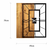 WALLXPERT Zidni sat Wooden Clock 37