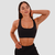 GymBeam Sportski grudnjak Mesh Panel Black