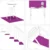 Stepenica Pravokutni 4 pcs Srebrno 100 x 50 cm Aluminij
