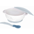 Kikkaboo Suction Bowl & Heat Sensing Spoon jedilni set 4 m+ Blue 2 kos