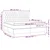 Krevet box spring s madracem LED krem 200x200 cm od tkanine