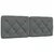 Vidaxl Posteljni okvir brez vzmetnice temno siv 140x190 cm blago