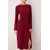 Trendyol Milla Ženska haljina Twoaw26El00182, Bordo