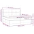 vidaXL vidaXL Box spring postelja z vzmetnico LED temno rjava 200x200cm blago, (20892560)