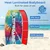 Northix Bodyboard 89–104 cm, EPS jedro, XPE deska, zapestni pas