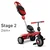 Smart trike Tricikl Breeze Red