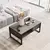 Hanah Home ML34 RG Sto za dnevnu sobu, Sivo-Crna