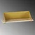 Hanah Home Zidna polica Long Arm, 60x20x19 cm, Zlatne boja