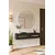 Hanah Home komoda Rany 120, 120 cm, antracit / zlatna