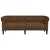 Trosjed Chesterfield smeđi od tkanine
