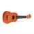 ECO TOYS Ukulele gitara za decu sa 4 žice, narandžasta