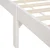 Homestyle4U Enoposteljna postelja, 96x206x82 cm, bela