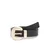 TOMMY HILFIGER Pas OVAL 2.5 črna