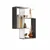 HANAH HOME Zidna polica Lisbon Anthracite White