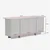 Hanah Home komoda Varen, 180 cm, travertin / orah Milano