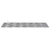 Stepenica Pravokutni 4 pcs Srebrno 50 x 20 cm Aluminij