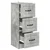 Ormar s ladicama Betonska siva 33 x 34,5 x 87 cm
