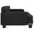 Krevet za pse crna 70 x 45 x 30 cm baršunasti