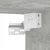 Vidaxl Viseča omarica Betonsko siva 40 x 29,5 x 80 cm Konstruiran les