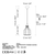 Opviq Luster Kofi-N-1092-1, 17cm, IP20, Zlatne boje