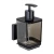 WENKO 71444800 - Dozator tečnog sapuna VACUUM-LOC QUADRO ED 7,5x16 cm crni