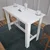 Hanah Home Trpezarijski sto Barra 120x93x60cm Beli