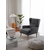 ATELIER DEL SOFA Fotelja Klam Fume
