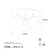 Conceptum Hypnose Luster Well-11715, 37x44x25 cm, E14 , Crni