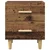 Ormarić za krevet s ladicama 2 pcs Staro drvo 40 x 35 x 47.5cm