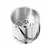 Ice bucket, with separator, stainless steel